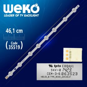 48DLED_B-TYPE_REV01 - 46.1 CM 8 LEDLİ - (WK-101) (K0)