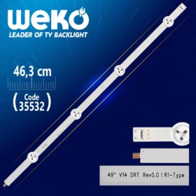 49 V14 DRT REV0.0 1 R1-TYPE - 46.3 CM 4 LEDLİ - (WK-1065) (K0)