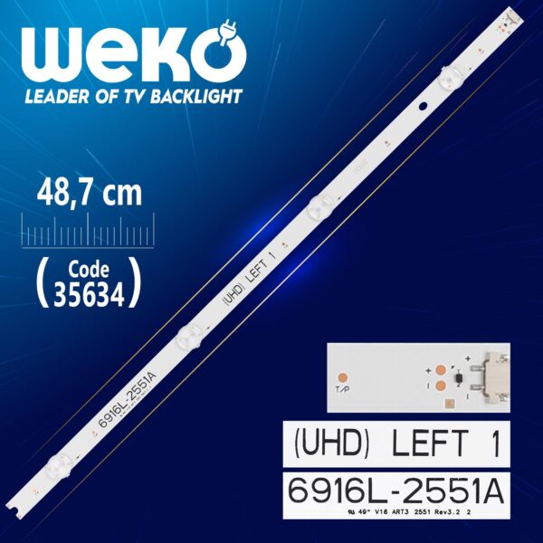 49 V16 ART3 2551 REV3.2 2 - (UHD) LEFT 1 - 48.7 CM 4 LEDLİ - (WK-281) (K0)
