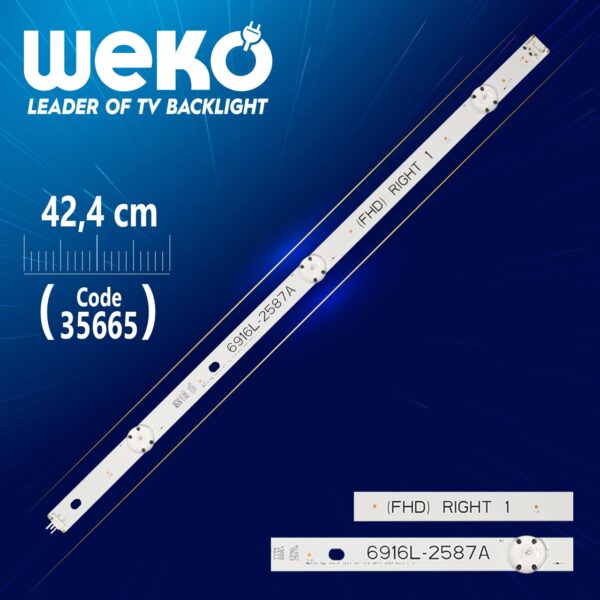 49 V16 ART3 2587 REV3.1 2 - 6916L-2587A (FHD) RIGHT 1 - 42.4 CM 3 LEDLİ - (WK-1144) (K0)