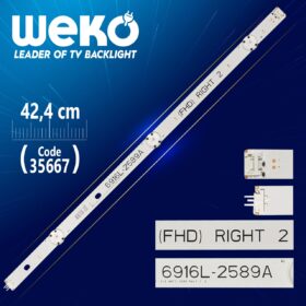 49 V16 ART3 2589 REV3.1 2 - 6916L-2589A (FHD) RIGHT 2 - 42.4 CM 3 LEDLİ - (WK-1146) (K0)