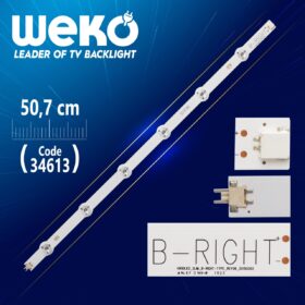 490DLED_SLIM_B-RIGHT-TYPE_REV00 - 50.7 CM 6 LEDLİ - (WK-195) (K0)