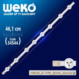 49DLED_B-TYPE_REV00 - 46.1 CM 8 LEDLİ - (WK-101) (K0)