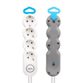 4LÜ 1.5 METRE KABLOLU ANAHTARLI GRUP PRİZ (K0)