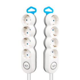 4LÜ 1.5 METRE KABLOLU ANAHTARLI GRUP PRİZ (K0)