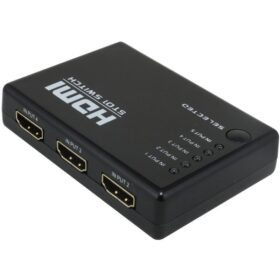 5 GİRİŞ 1 ÇIKIŞ HDMI SWITCHER TOPLAYICI KUMANDALI ADAPTÖRSÜZ (81) (K0)