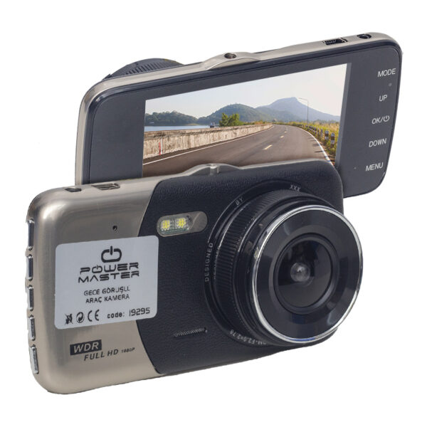 5 MP 4 EKRANLI MİKROFONLU GECE GÖRÜŞLÜ ARAÇ KAMERA (32 GB DESTEKLİ) (K0) - Görsel 3