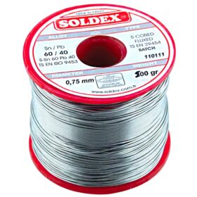 500 GR LEHİM 0,75 MM İNCE SOLDEX SN60 PB40 (K0)