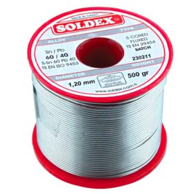 500 GR LEHİM 1.2 MM KALIN SOLDEX SN60 PB40 (K0)