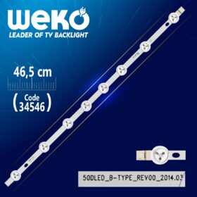 50DLED_B-TYPE_REV00 - 46.5 CM 8 LEDLİ (WK-516) (K0)