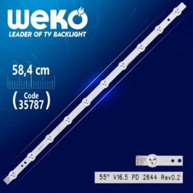 55 V16.5 PD 2644 REV0.2 - B TYPE - 58.4 CM 10 LEDLİ - (WK-1254) (K0)