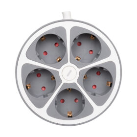 5Lİ ANAHTARLI 1.5 METRE GRUP PRİZ VE-G605Y (K0)