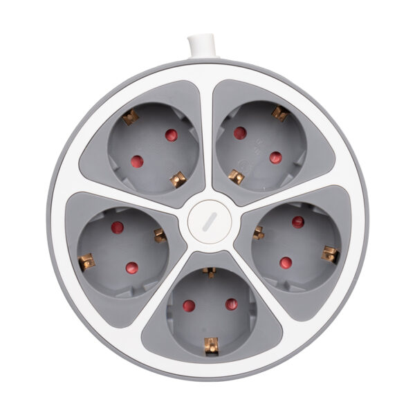 5Lİ ANAHTARLI 1.5 METRE GRUP PRİZ VE-G605Y (K0)