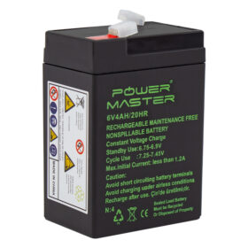 6 VOLT - 4 AMPER IŞILDAK AKÜSÜ (70 X 48 X 101 MM) (K0)