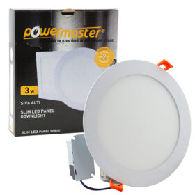 6 WATT SIVA ALTI 3000K GÜNIŞIĞI YUVARLAK 106MM SLIM LED-ECO SPOT PANEL (K0)