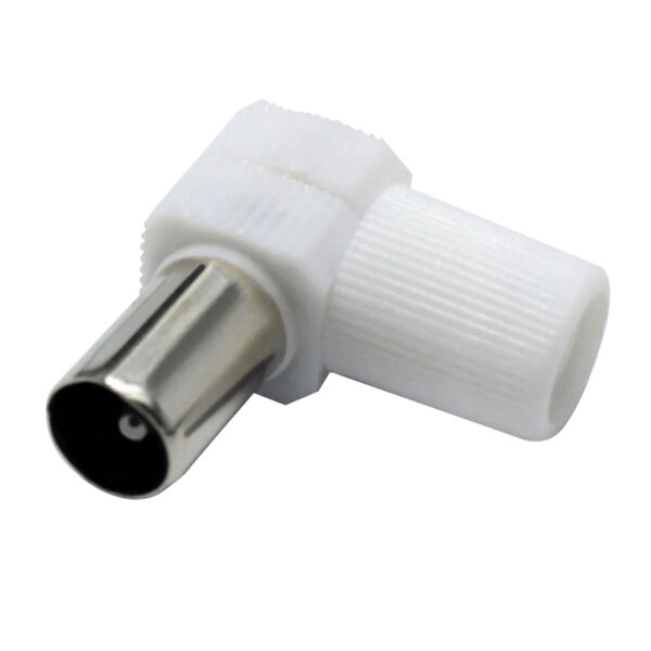 60 OHM L FİŞ ERKEK BEYAZ ANTEN FİŞİ (K0)