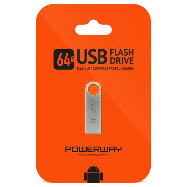 64 GB METAL USB 2.0 FLASH BELLEK (K0)