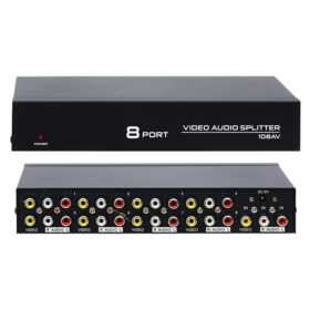 8 PORT VIDEO AUDIO DAĞITICI (1024X768-85HZ) (K0)