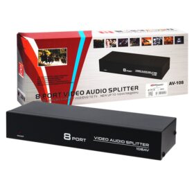 8 PORT VIDEO AUDIO DAĞITICI (1024X768-85HZ) (K0)