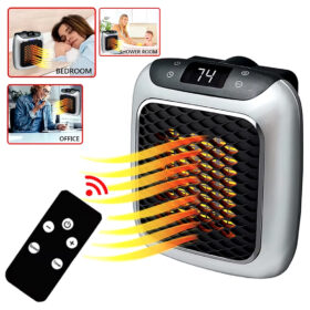 800 WATT PRİZ TİPİ UZAKTAN KUMANDALI TAŞINABİLİR ISITICI (ZAMANLAYICI) (OM-1210) (K0)