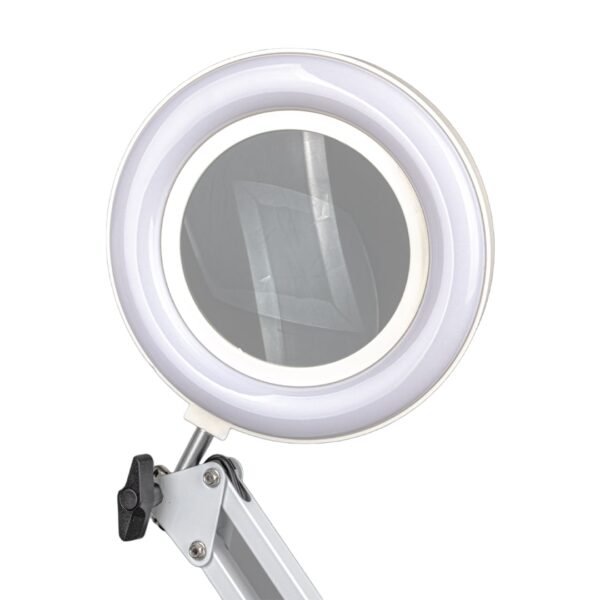 8606C-D 220 VOLT 3 DİOPTER 80 LEDLİ MASA ÜSTÜ AKROBAT BÜYÜTEÇ (K0) - Görsel 2