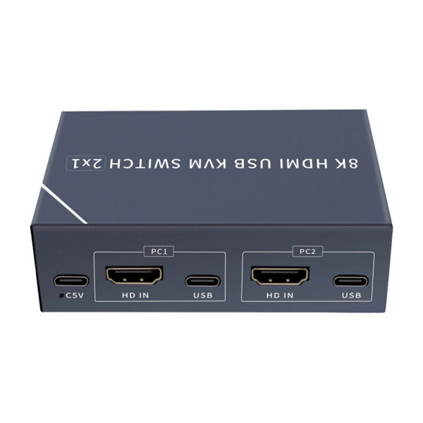 8K HDMI USB KVM SWITCH 2X1 (K0) - Görsel 2