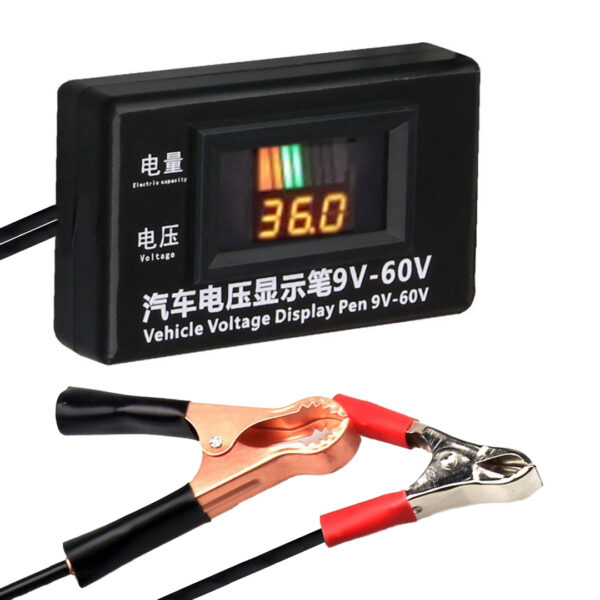 9-60V OTOMOTİV LCD DİJİTAL DEVRE TEST CİHAZI GERİLİM ÖLÇER (K0)