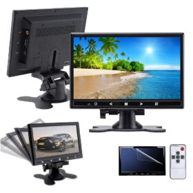 9 HDMI-AV-VGA GİRİŞLİ ARAÇ MONİTÖRÜ KUMANDALI  (12 VOLT GİRİŞLİ) DS-9077HD (K0)