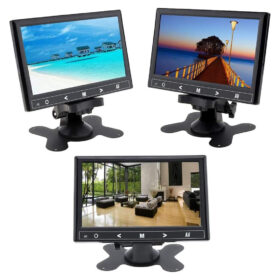 9 HDMI-AV-VGA GİRİŞLİ ARAÇ MONİTÖRÜ KUMANDALI  (12 VOLT GİRİŞLİ) DS-9077HD (K0)