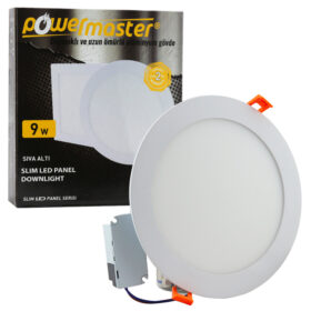 9 WATT SIVA ALTI 3000K GÜNIŞIĞI YUVARLAK 130MM SLIM LED-ECO SPOT PANEL (K0)