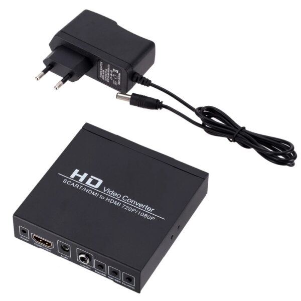 ADAPTÖRLÜ SCART-HDMI TO HDMI ÇEVİRİCİ DÖNÜŞTÜRÜCÜ CONVERTER (K0) - Görsel 3