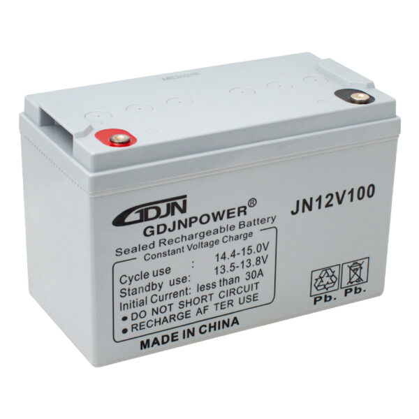 AKÜ 12 VOLT 100 AMPER GDJN JN12V100 KARBON JEL AKÜ ( 325 X 170 X 220 MM ) (K0)