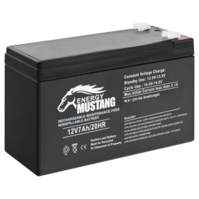 AKÜ 12 VOLT 7 AMPER ENERGY MUSTANG ( 150 X 65 X 90 MM ) (81) (K0)