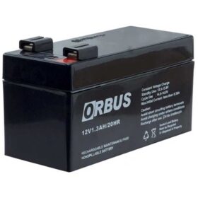 AKÜ 12 VOLT 1.3 AMPER ORBUS ORB12-1.3 (96 X 42 X 52 MM) (81) (K0)