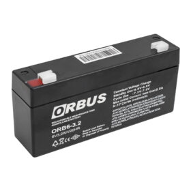 AKÜ 6 VOLT 3.2 AMPER ORBUS ORB6-3.2 ( 135 X 33 X 60 MM ) (81) (K0)