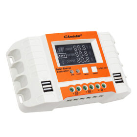AMİSTAR GFK-1012 12V-24V 10AH 4 USBLİ DİGİTAL OTOMATİK SOLAR ŞARJ REGÜLATÖRÜ (81) (K0)