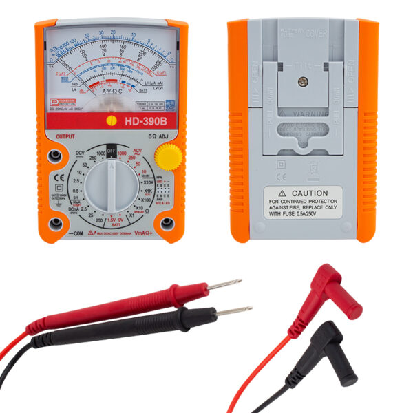 ANALOG ÖLÇÜ ALETİ HD-390B GENİŞ EKRAN (K0) - Görsel 2