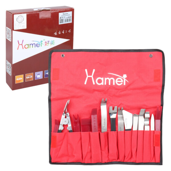 ARAÇ İÇİ SES SİSTEMİ SÖKME - LASTİK SÖKME -  KAPI DÜZELTME ÇIKARMA SETİ (14 FARKLI APARAT) (K0)