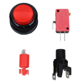 ATARİ BUTONU 12V LEDLİ KAFA ÇAPI 24MM DELİK ÇAPI 24MM IC-180J-1 (K0)