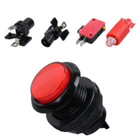 ATARİ BUTONU 12V LEDLİ KAFA ÇAPI 24MM DELİK ÇAPI 24MM IC-180J-1 (K0)