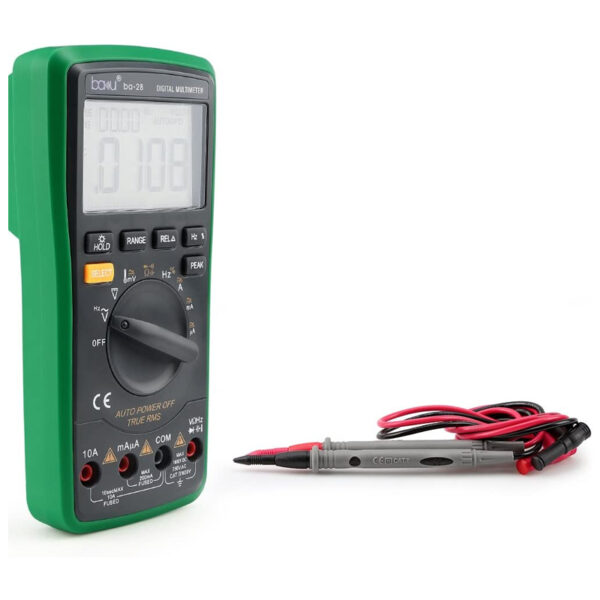 BAKU BA-28 MULTİMETRE DIGITAL ÖLÇÜ ALETİ (K0) - Görsel 3
