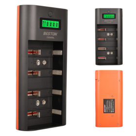 BESTON C9046WL AA/AAA/9V/C BOY/D BOY/Ni-MH/Ni-CD/ EKRANLI PİL ŞARJ CİHAZI (K0)