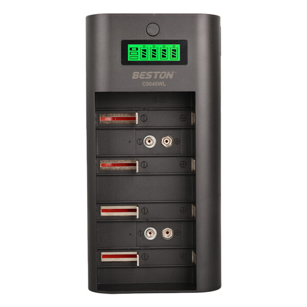 BESTON C9046WL AA/AAA/9V/C BOY/D BOY/Ni-MH/Ni-CD/ EKRANLI PİL ŞARJ CİHAZI (K0) - Görsel 3
