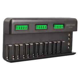 BESTON C9036WL AA/AAA/9V/C BOY/DBOY/Ni-MH/Ni-CD/9V/LİTYUM PİL LCD EKRANLI HIZLI ŞARJ CİHAZI (K0)