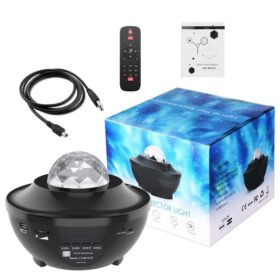 BLUETOOTH DESTEKLİ ANİMASYONLU ŞARJLI UFO TİP DİSKO TOPU (K0)