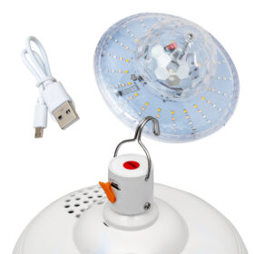 BLUETOOTH DESTEKLİ ANİMASYONLU 8 WATT KUMANDALI ŞARJLI UFO TİP DİSKO TOPU (K0)