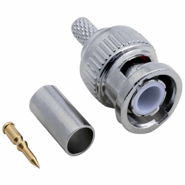 BNC FİŞ ERKEK SIKMALI KONNEKTÖR RG 58 TİP (K0)