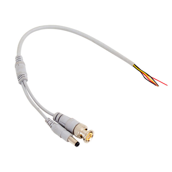 BNC GÜVENLİK KABLOSU   (BNC+POWER JACKLI 20 CM) (K0)