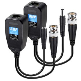 BNC TO RJ45 VIDEO BALUN + POWER KONNEKTÖR (K0)