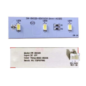 BUZDOLABI İÇ AYDINLATMA LEDİ SW-BX02B-65X19.5X1.6MM-A03(B)   LED13168 3 ÇİPLİ (K0)